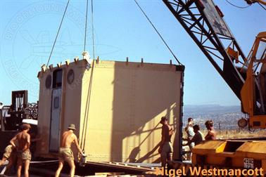 The radar boxes went to Akrotiri mole for sea transport